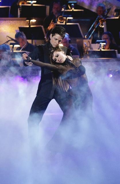 Ralph Macchio and his partner Karina Smirnoff...