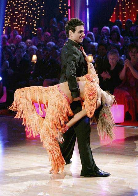 Ralph Macchio and his partner Karina Smirnoff...