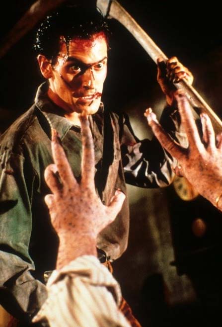 Bruce Campbell appears in a scene from the 1987...