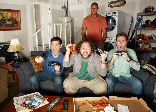 Still image from the cast of 'Man Up.'
