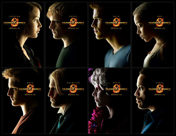 Jennifer Lawrence, Josh Hutcherson, Liam...