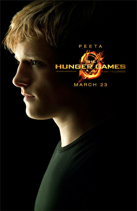 Josh Hutcherson appears as Peeta Mellark in an...
