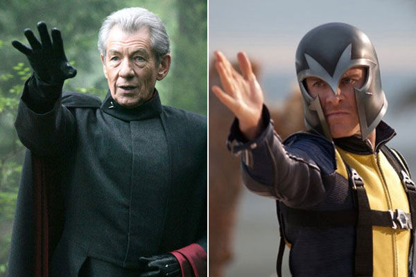 Left: Ian McKellen in a promotional photo for...