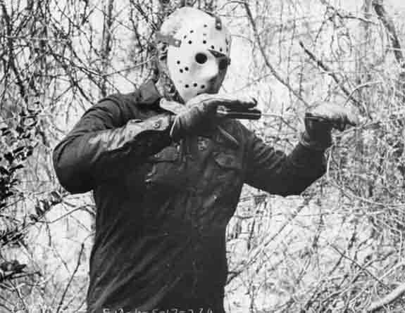 C.J. Graham as Jason Voorhees in a scene for the...