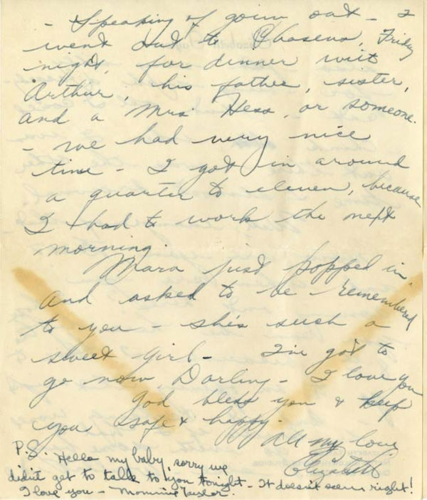 A love letter from a 17-year-old Elizabeth...