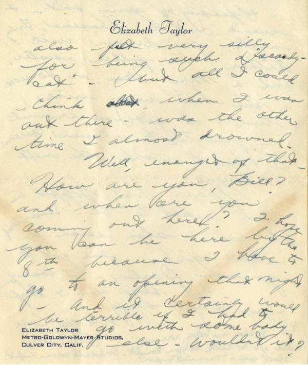 A love letter from a 17-year-old Elizabeth...