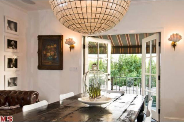 Katy Perry and Russell Brand's Los Angeles home. The four-bedroom, four and a half-bathroom house is 4,700 square feet and was put on the market in the spring of 2011 for $3.3 million.