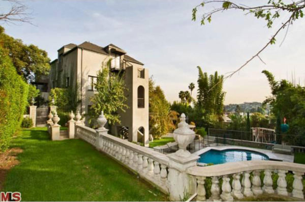 Katy Perry and Russell Brand's Los Angeles home. The four-bedroom, four and a half-bathroom house is 4,700 square feet and was put on the market in the spring of 2011 for $3.3 million.