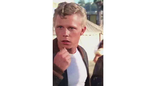 Pictured: Ward appears in 'Grease.'