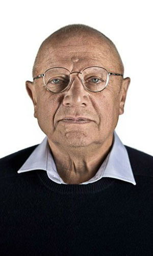 Berkoff in a promotional still for 'The Girl...