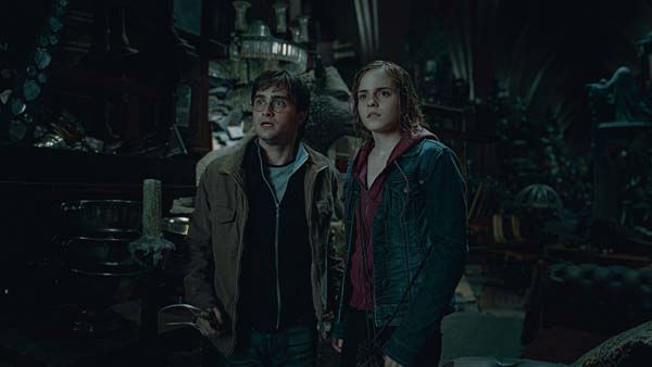 Harry Potter (Daniel Radcliffe) and Hermione...