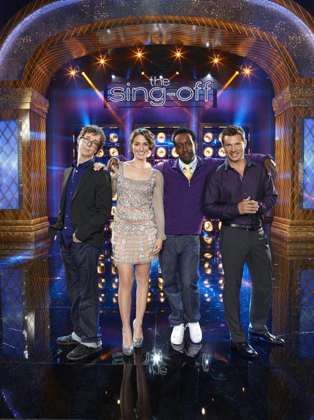 Still image of the cast of 'The Sing-Off.'