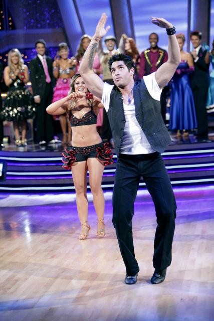 'Psycho' Mike Catherwood and Lacey Schwimmer...