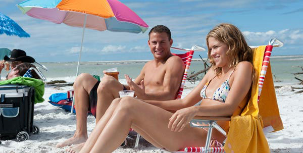 Channing Tatum and Cody Horn appear in a still...