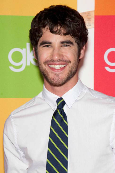 Darren Criss arrives at the GLEE Academy...
