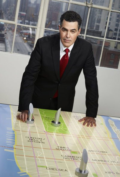 Adam Carolla appears in a promotional photo for the fifth season of the 2012 hit reality show 'The Celebrity Apprentice.'