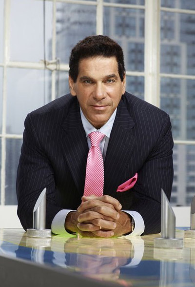 Lou Ferrigno appears in a promotional photo for the fifth season of the 2012 hit reality show 'The Celebrity Apprentice.'