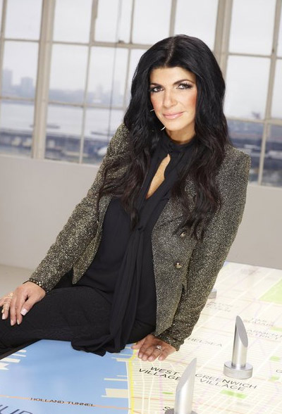 Teresa Giudice appears in a promotional photo for the fifth season of the 2012 hit reality show 'The Celebrity Apprentice.'