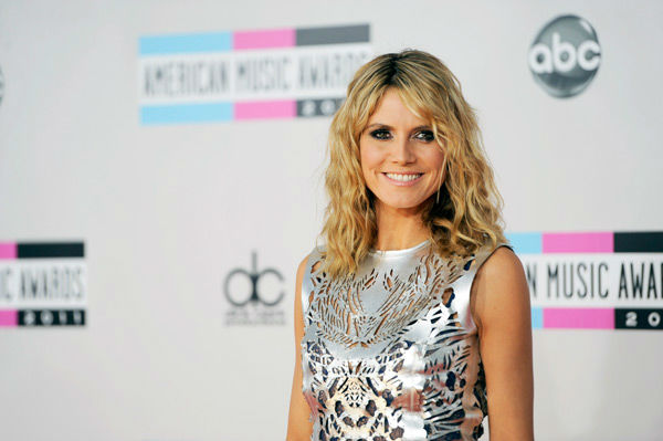 Heidi Klum arrives at the 39th Annual American...