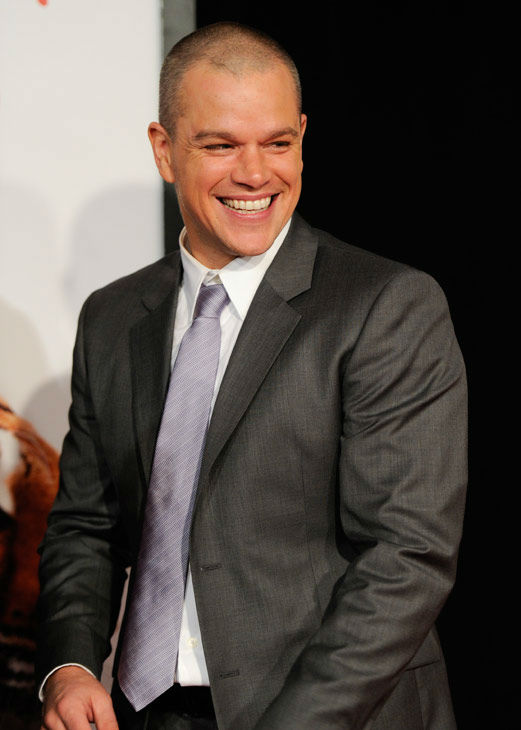 Actor Matt Damon attends the premiere of 'We...