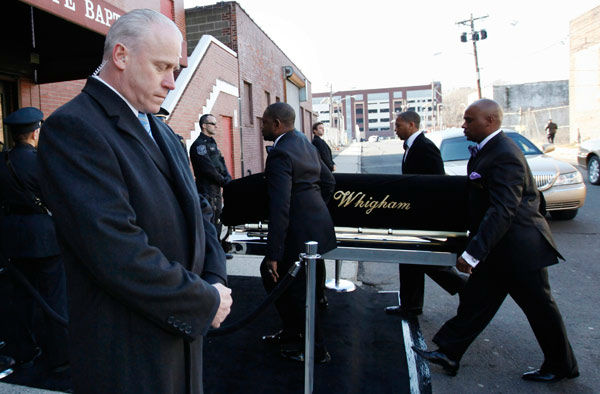 Whitney Houston mourned at New Jersey funeral