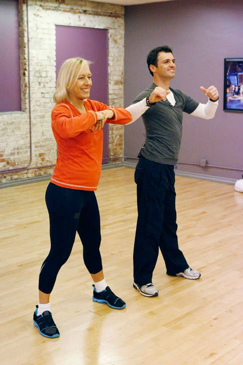 Tennis legend Martina Navratilova and partner...