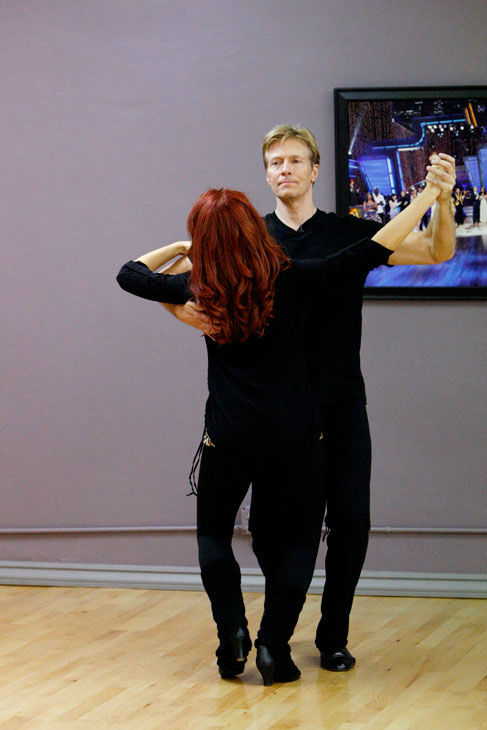Actor Jack Wagner and partner Anna Trebunskaya...