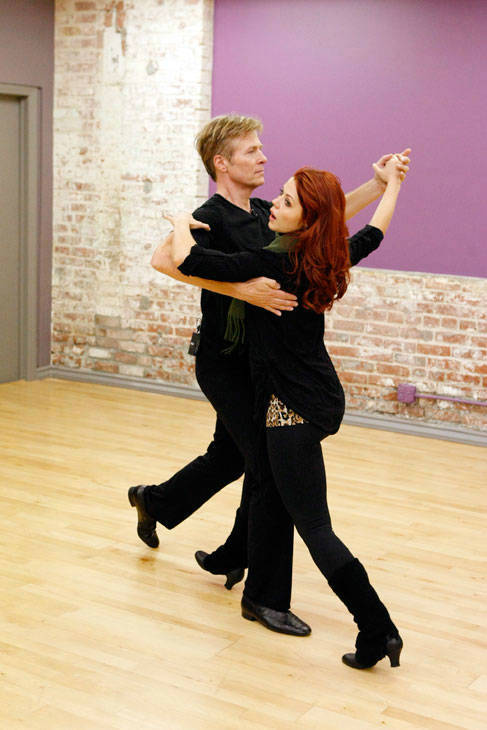 Actor Jack Wagner and partner Anna Trebunskaya...