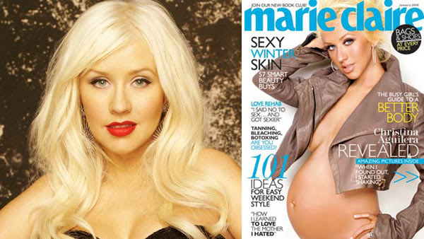 Christina Aguilera poses in a promotional still...