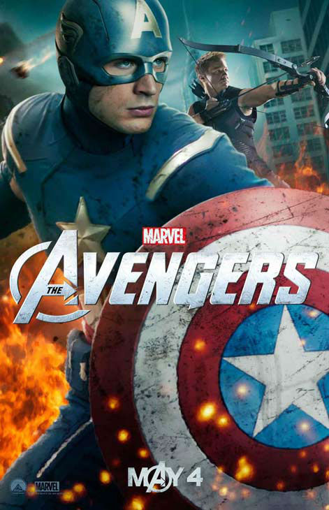 Chris Evans appears as Captain America and...