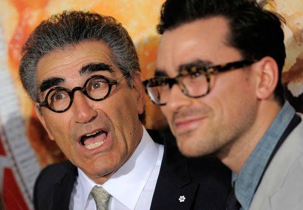 Eugene Levy, left, a cast member in American...