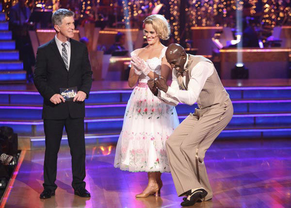 Football star Donald Driver and his partner Peta...