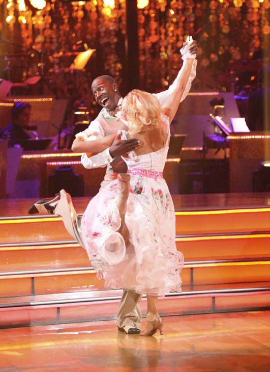 Football star Donald Driver and his partner Peta...