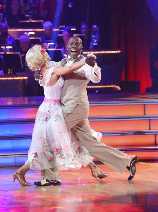Football star Donald Driver and his partner Peta...
