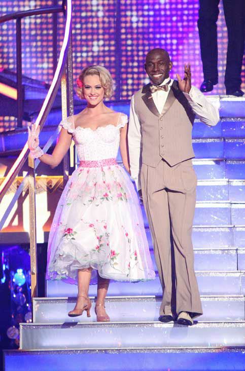 Football star Donald Driver and his partner Peta...