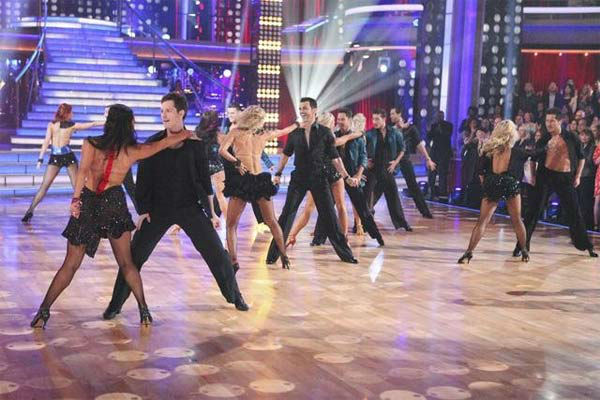 The 'Dancing With The Stars' pros and Dance Troupe perform on 'Dancing With The Stars: The Result Show' on Tuesday, March 27, 2012.