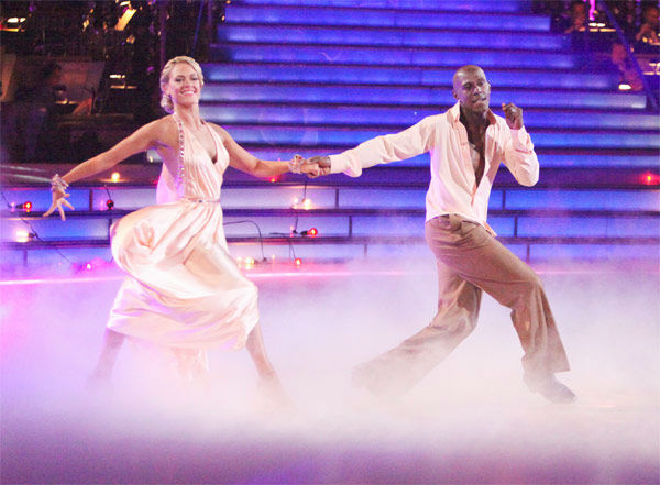 Football star Donald Driver and his partner Peta...