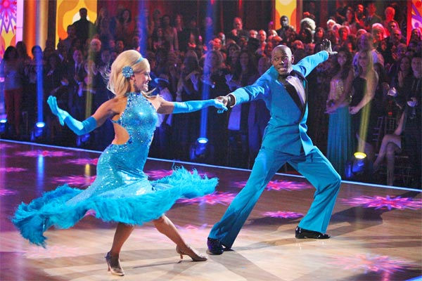 Football star Donald Driver and his partner Peta...