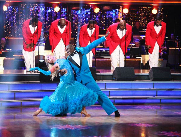 Football star Donald Driver and his partner Peta...