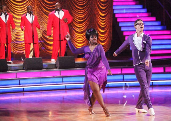 R&B legend Gladys Knight and her partner...