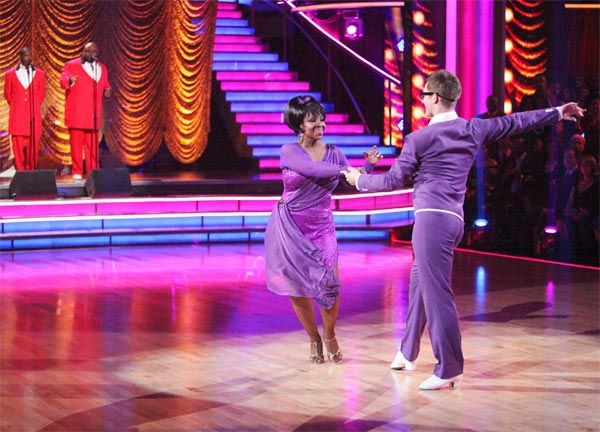 R&B legend Gladys Knight and her partner...