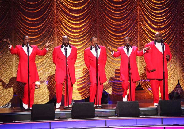 The Temptations performed on week 6 of 'Dancing...