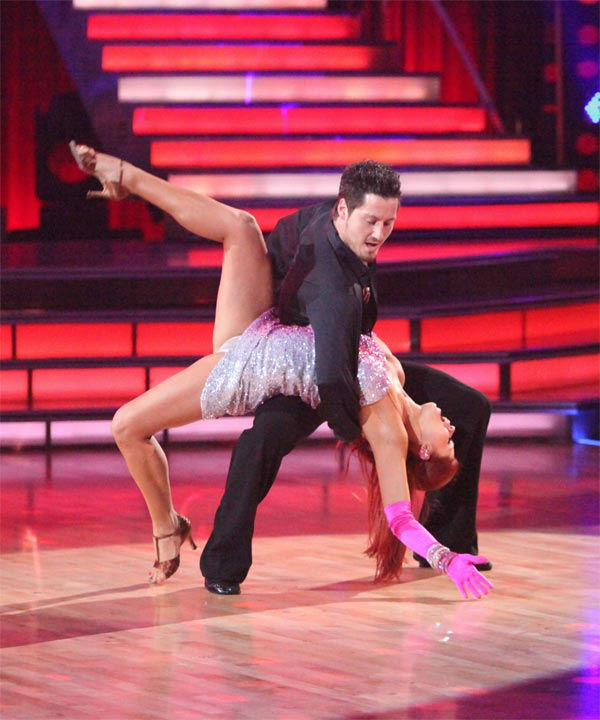 Pro dancers Anna Trebunskaya and Val...