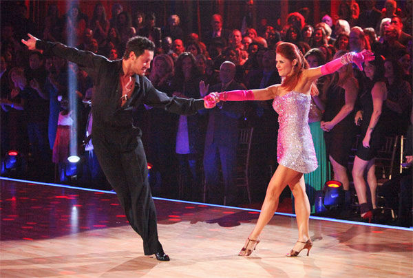 Pro dancers Anna Trebunskaya and Val...
