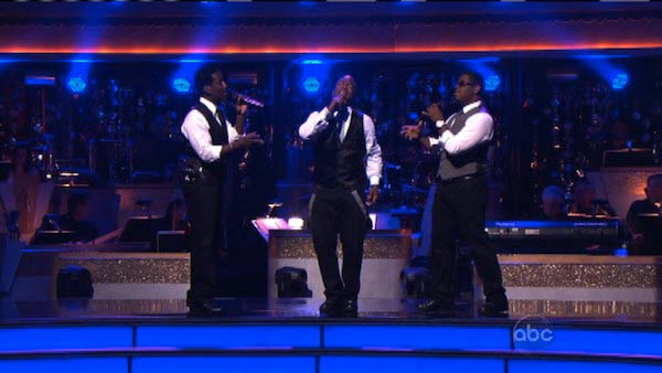 Boyz II Men returned to the ballroom to perform...