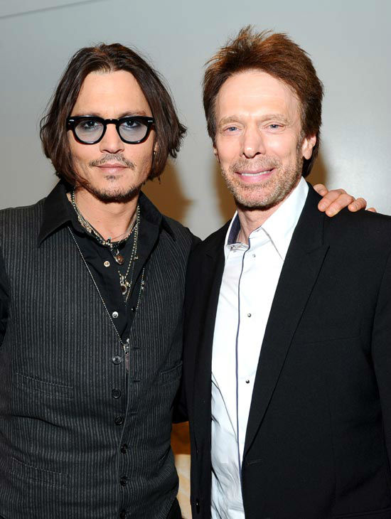 'The Lone Ranger' actor Johnny Depp and Producer Jerry Bruckheimer attends the Walt Disney Pictures 2012 Presentation Highlights at CinemaCon on April 24, 2012 in Las Vegas, Nevada.
