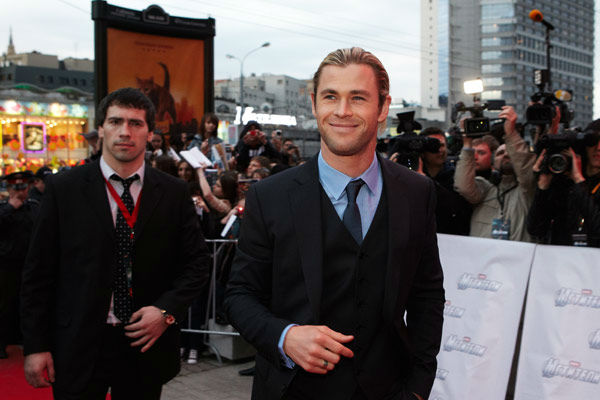 Chris Hemsworth attends the Russian Premiere of...
