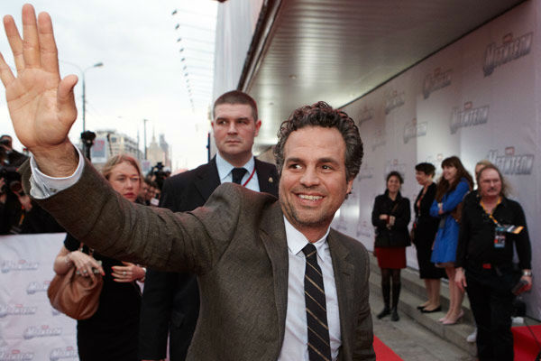 Mark Ruffalo attends the Russian Premiere of...