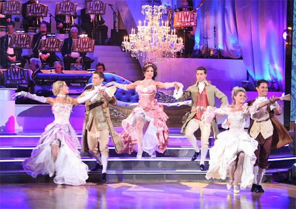 The dance troupe performs with Grammy...