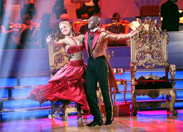 Football star Donald Driver and his partner Peta...